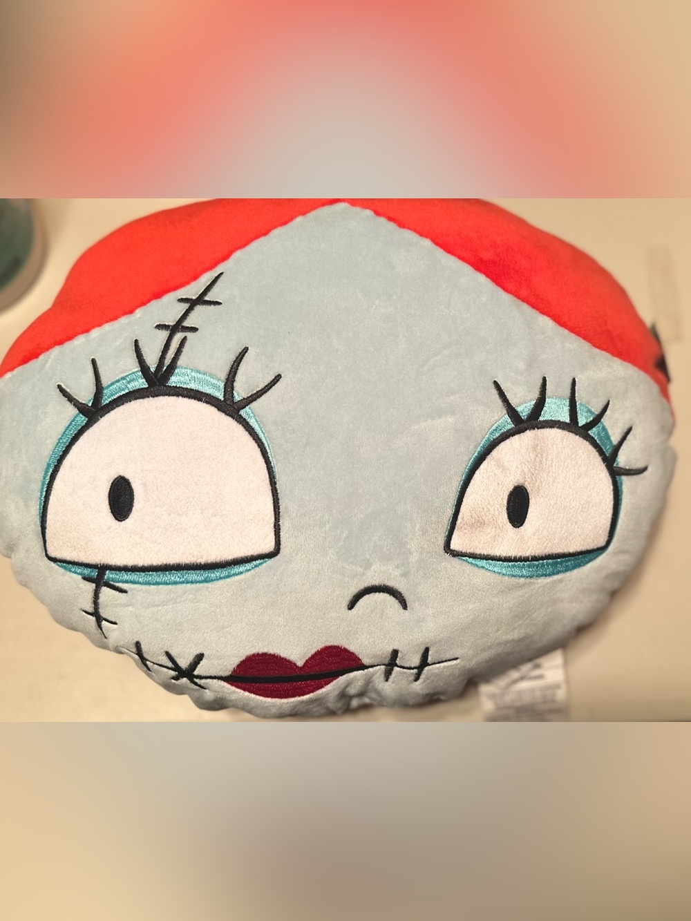 Disney Nightmare Before Christmas Sally plush pillow.